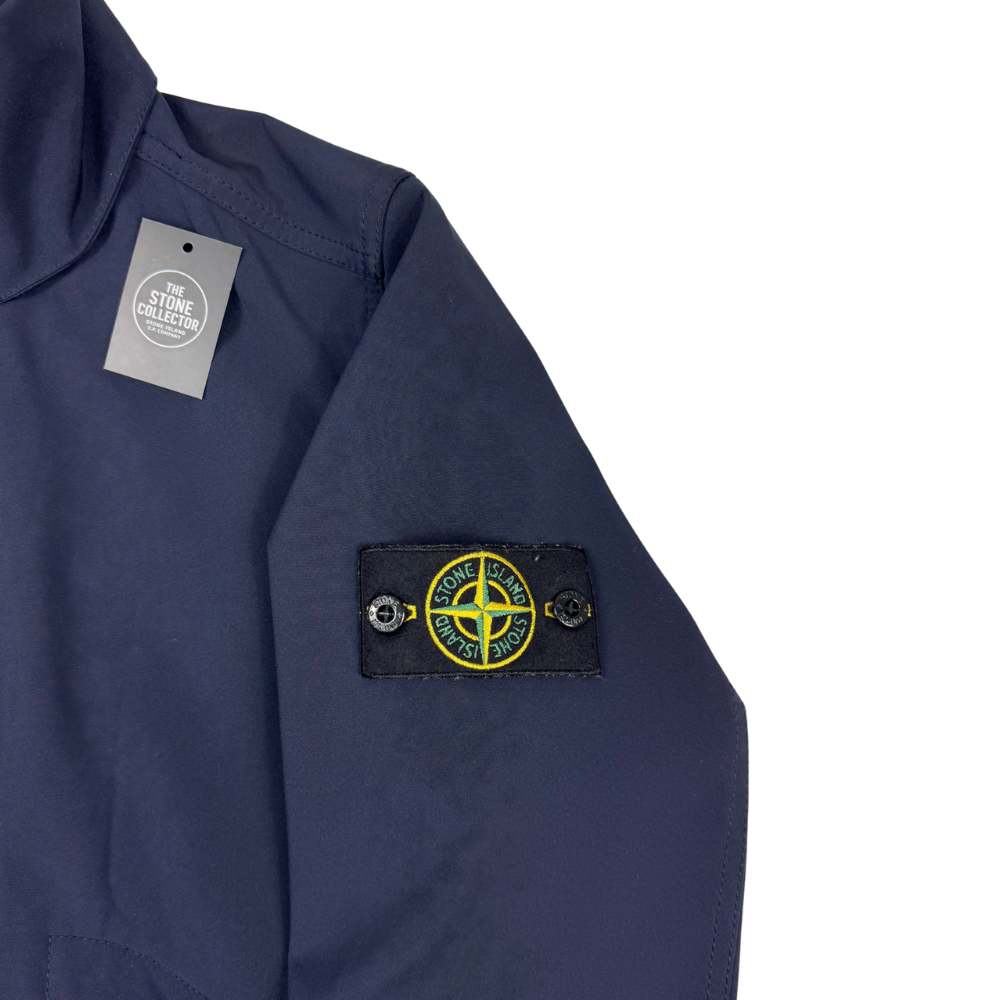 Chaqueta Stone Island Light Soft Shell-R azul marino - talla S