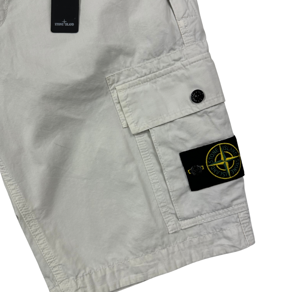 PANTALÓN CARGO CORTO SLIM STONE ISLAND - talla W/31