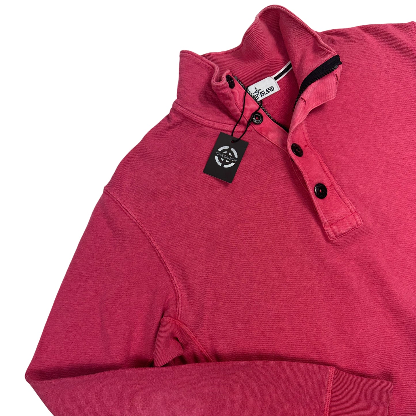 SUDADERA HALF ZIP STONE ISLAND - talla XL