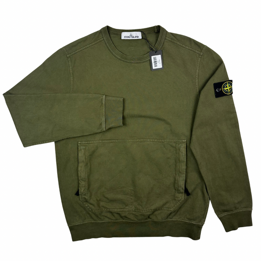 SUDADERA CUELLO REDONDO STONE ISLAND - talla M