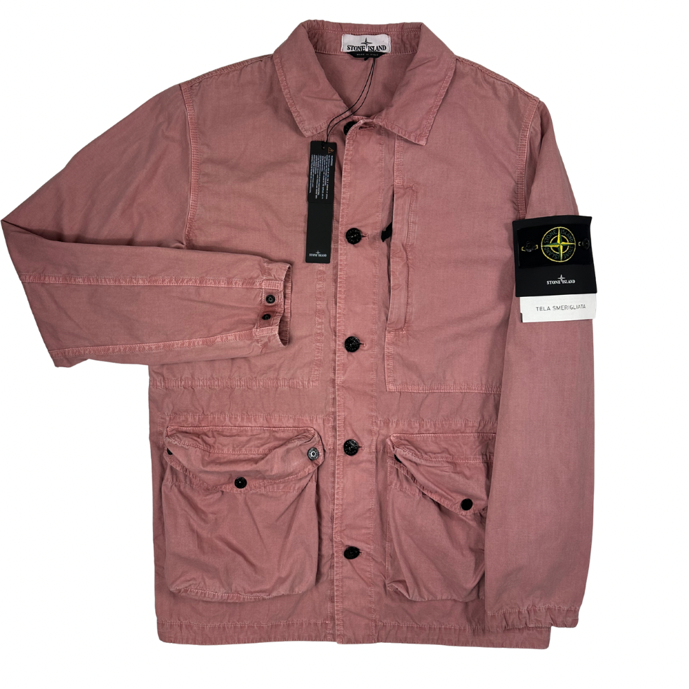 CHAQUETA STONE ISLAND TELA SMERIGLIATA - talla M