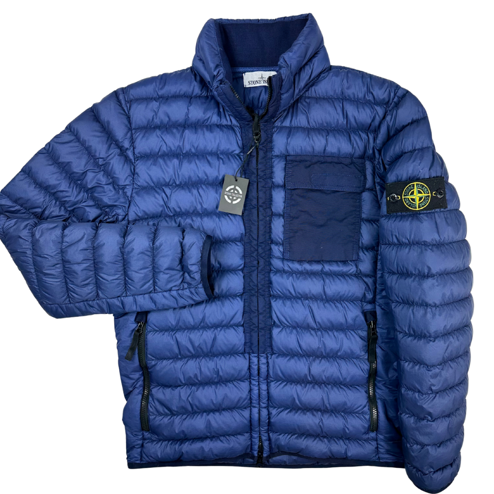 ABRIGO PLUMAS GARMENT DYED MICRO YARN DOWN STONE ISLAND- talla M