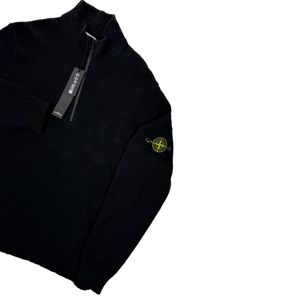 Jersey Stone Island Half-Zip negro - talla M
