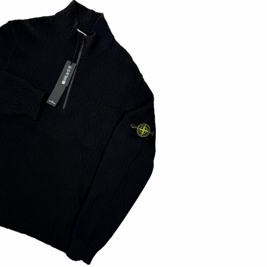 Jersey Stone Island Half-Zip negro - talla M
