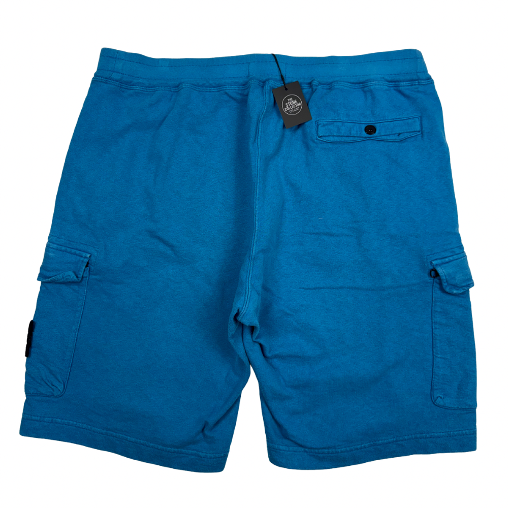 Pantalón Cargo Corto Jogger Stone Island azul - talla XL