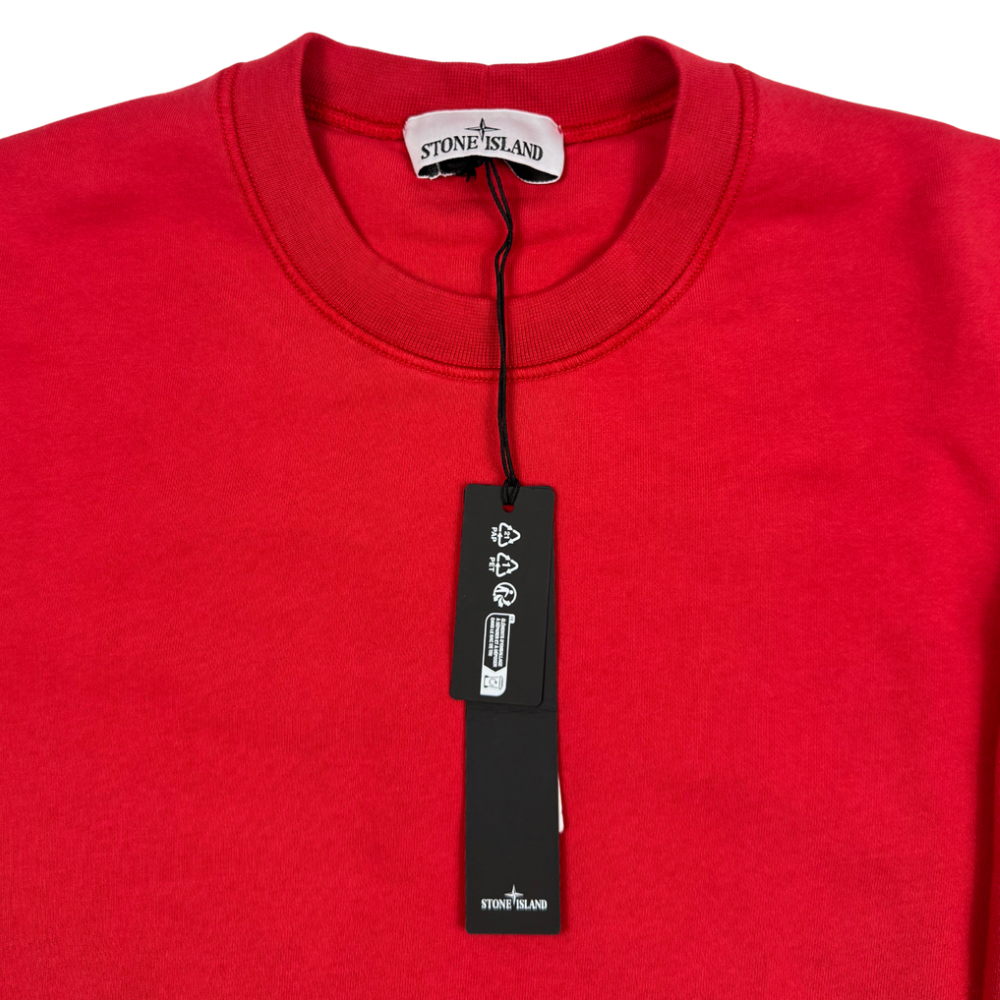 Sudadera cuello redondo Stone Island rojo - talla L/XL/2XL