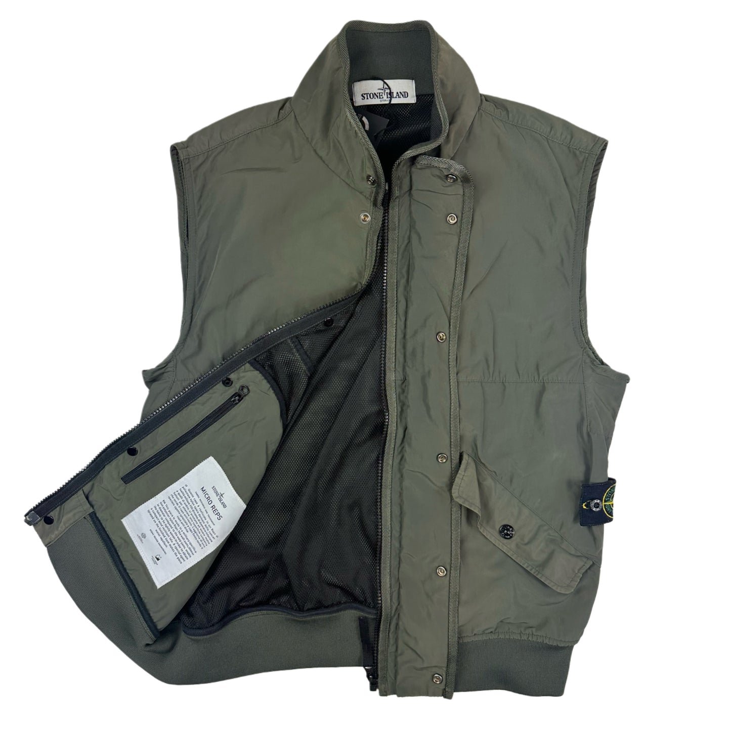 CHAQUETA SIN MANGAS MICRO REPS STONE ISLAND - talla M