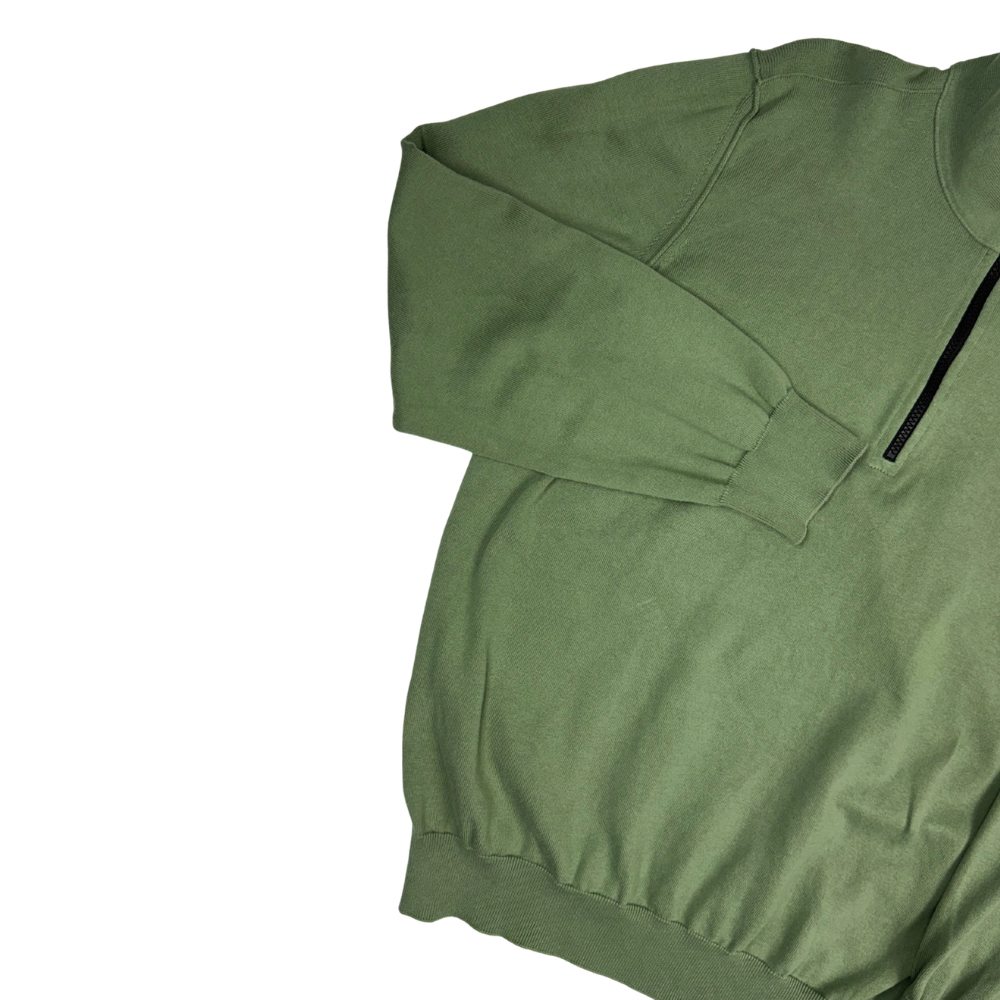 Jersey Half-Zip Stone Island verde - talla 3XL