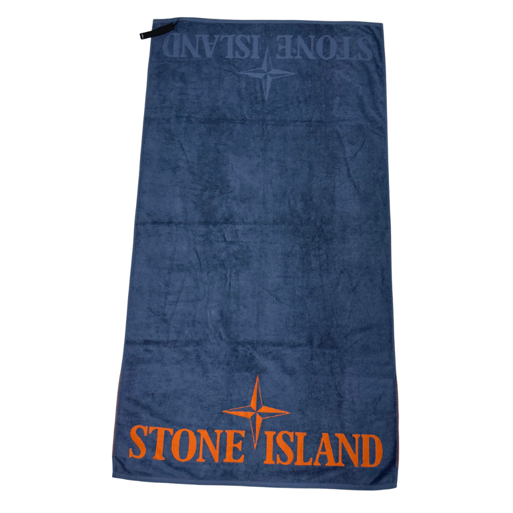 Toalla Stone Island azul marino - talla UNI