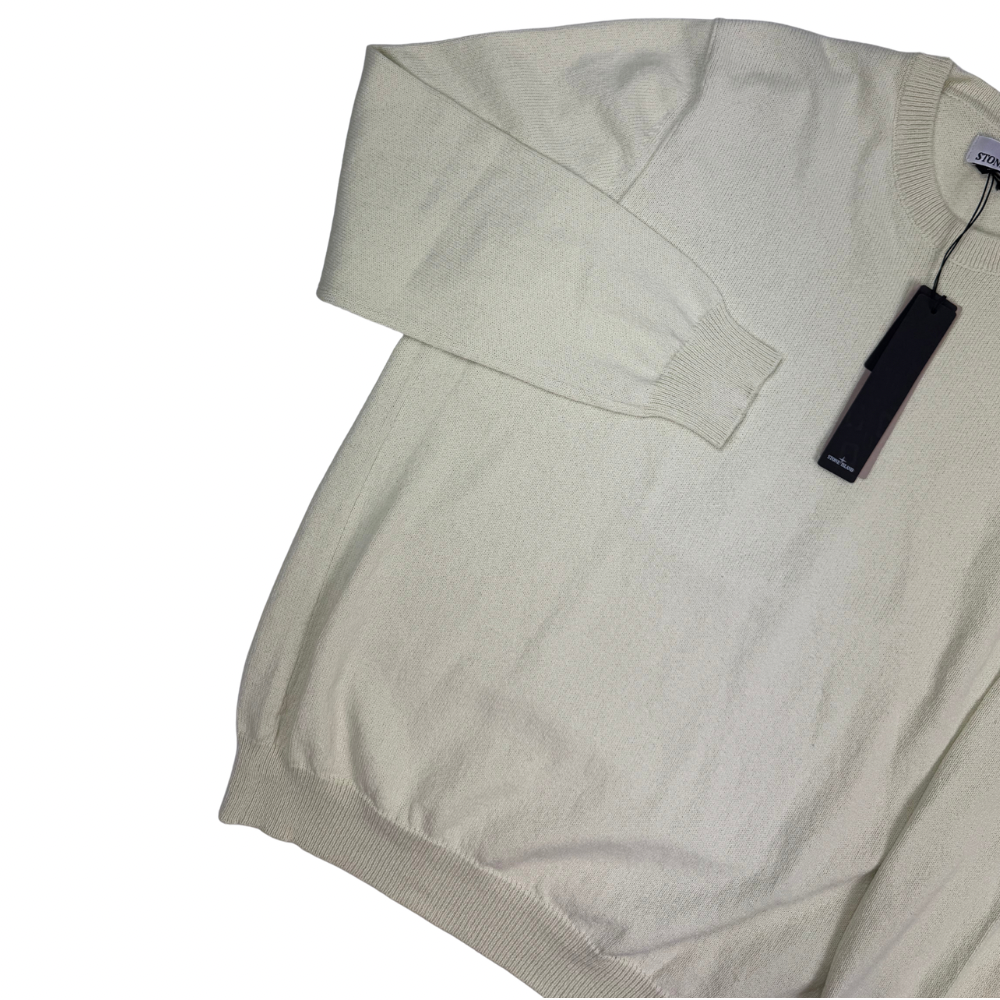 Jersey Stone Island cuello redondo lima claro - talla 3XL