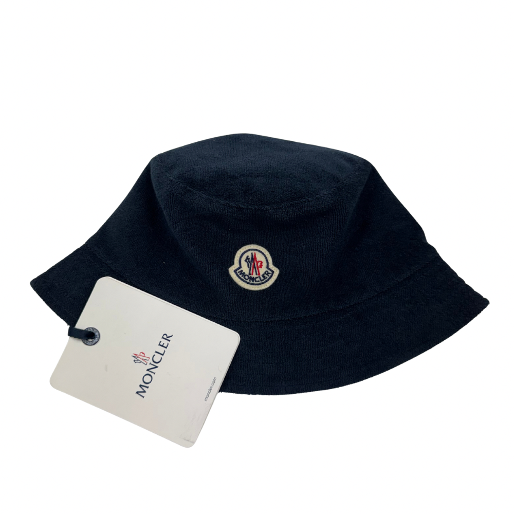 Gorro Pesquero Moncler reversible azul marino - talla M