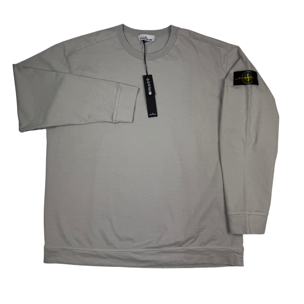 Sudadera cuello redondo Stone Island gris - talla 3XL