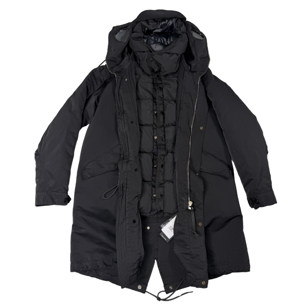 ABRIGO EXPLORER GOGGLE JACKET C.P COMPANY - talla M