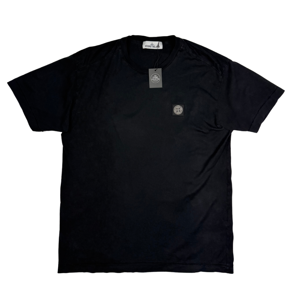 Camiseta Stone Island negro manga corta - talla L