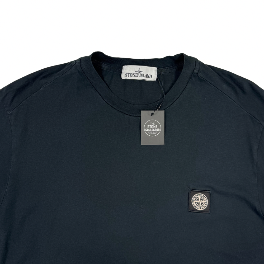 Camiseta Stone Island negro manga corta - talla 2XL
