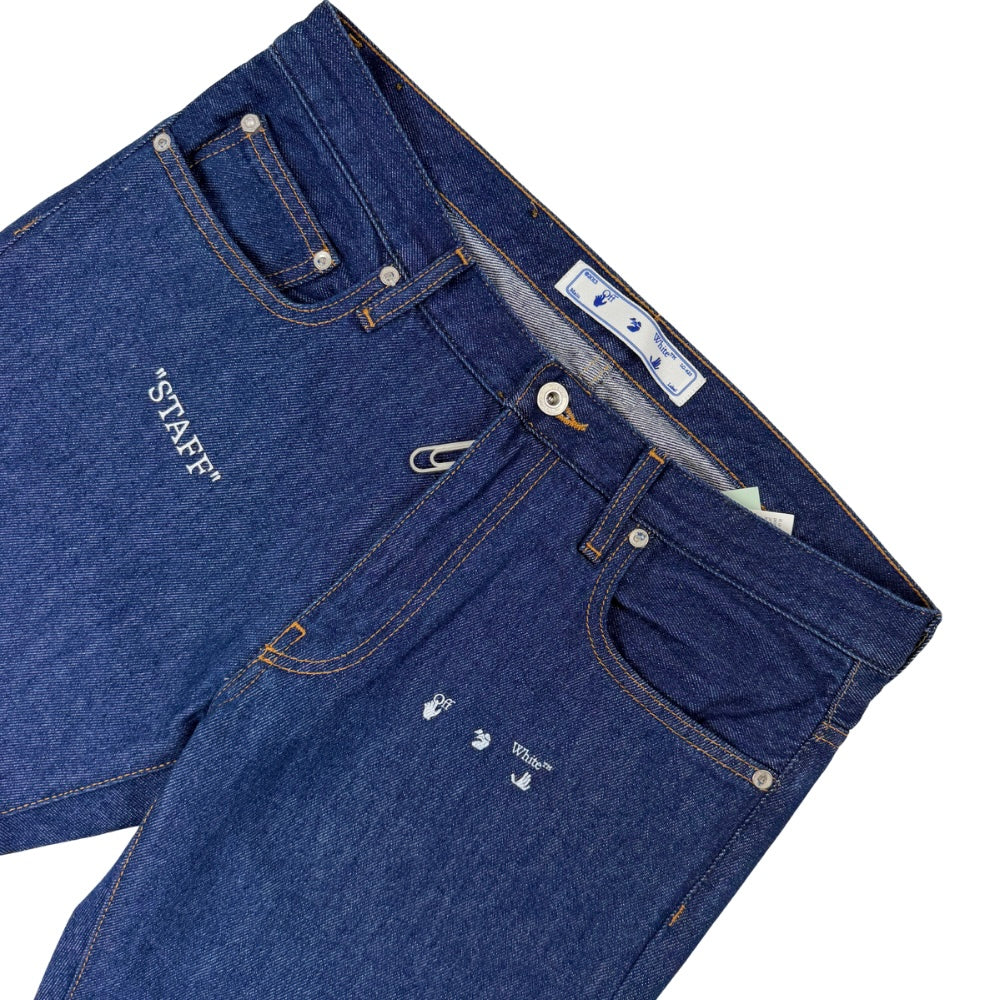 PANTALON VAQUERO OFF WHITE - talla W/31 W/32