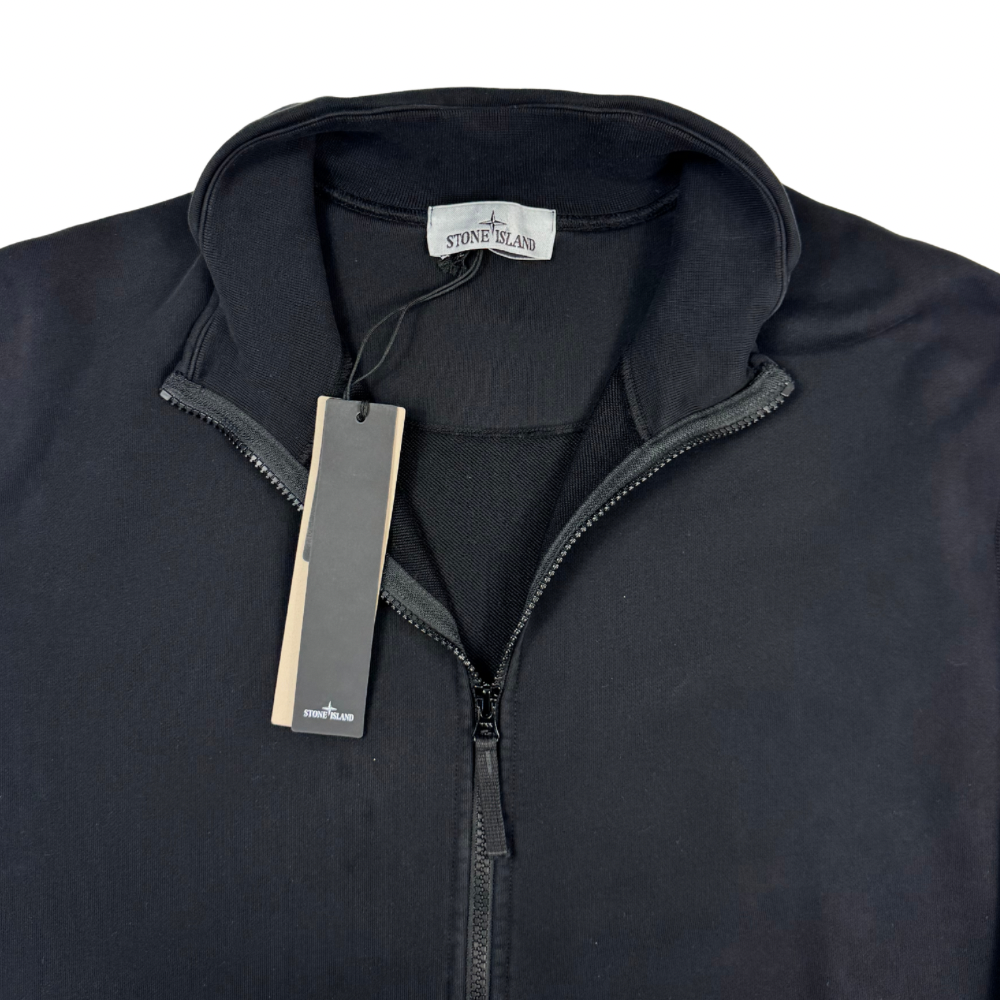 Sudadera Stone Island con cremallera negro - talla 3XL