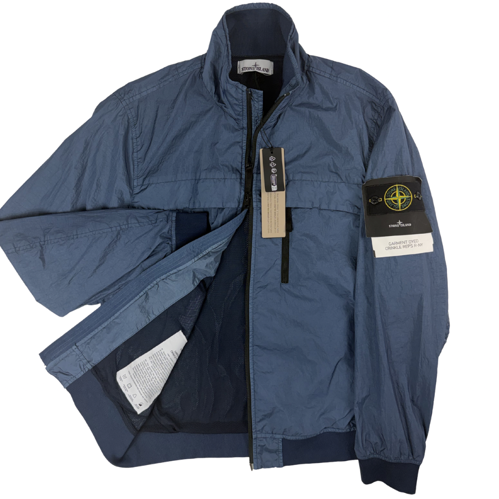 CHAQUETA GARMENT DYED CRINKLE REPS R-NY STONE ISLAND - talla M