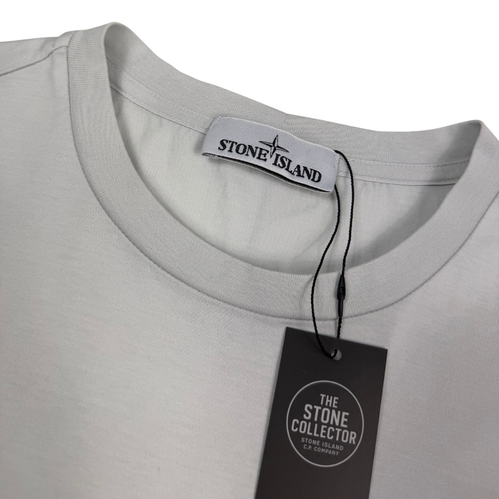 Camiseta Stone Island Blanco Roto manga corta - talla L