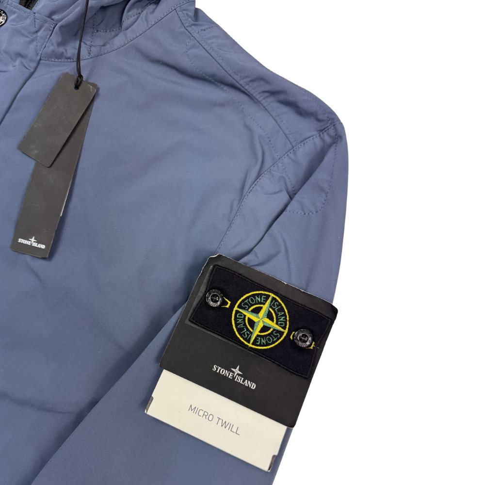 Chaqueta Stone Island Micro Twill azul - talla 2XL