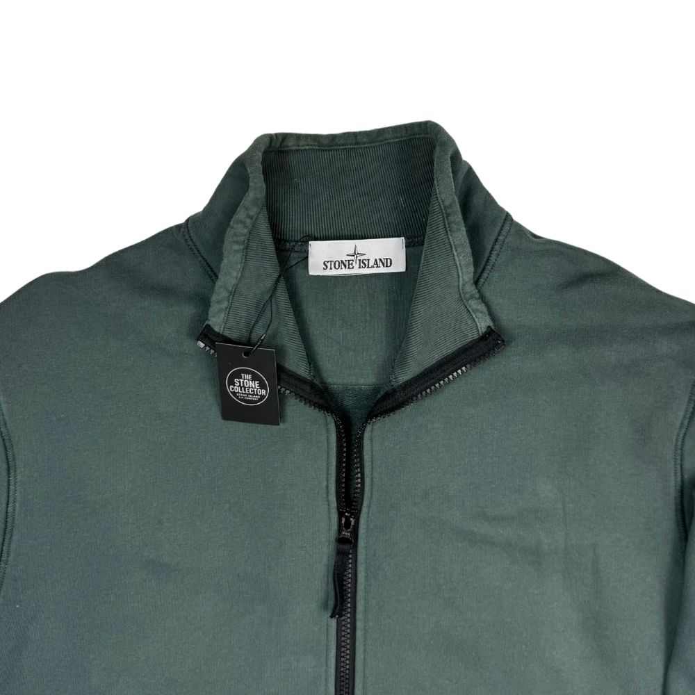 Sudadera con cremallera Stone Island Verde - talla XL