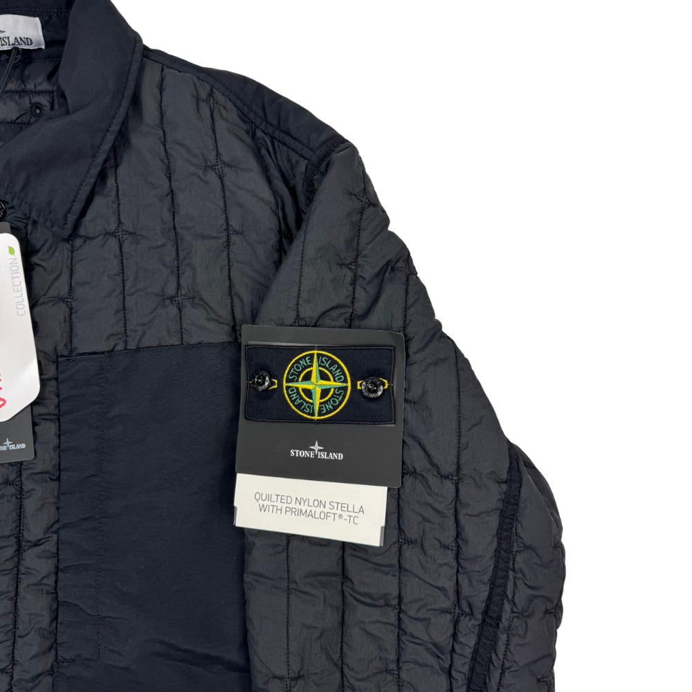Chaqueta Stone Island Quilted Nylon Stella With Primaloft-TC negro - talla 2XL/3XL