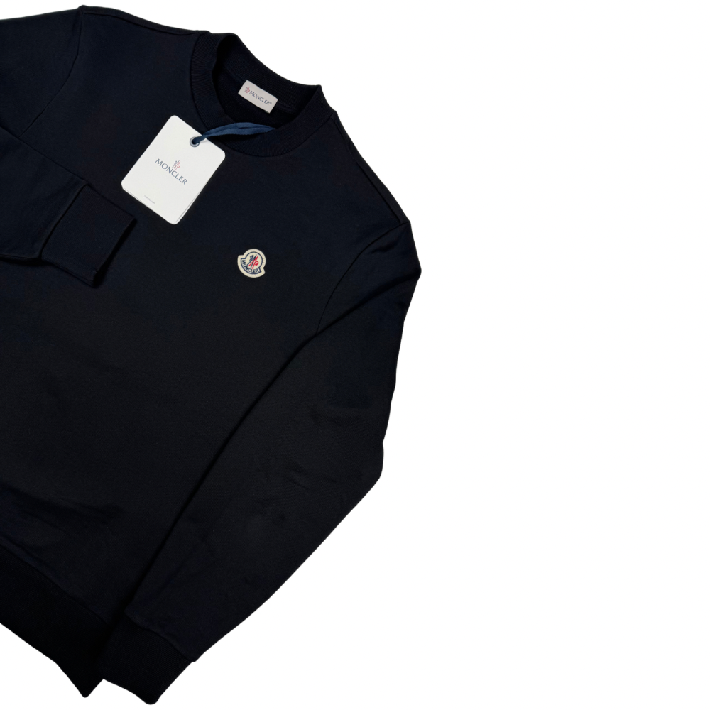 Sudadera cuello redondo Moncler negro - talla M/L