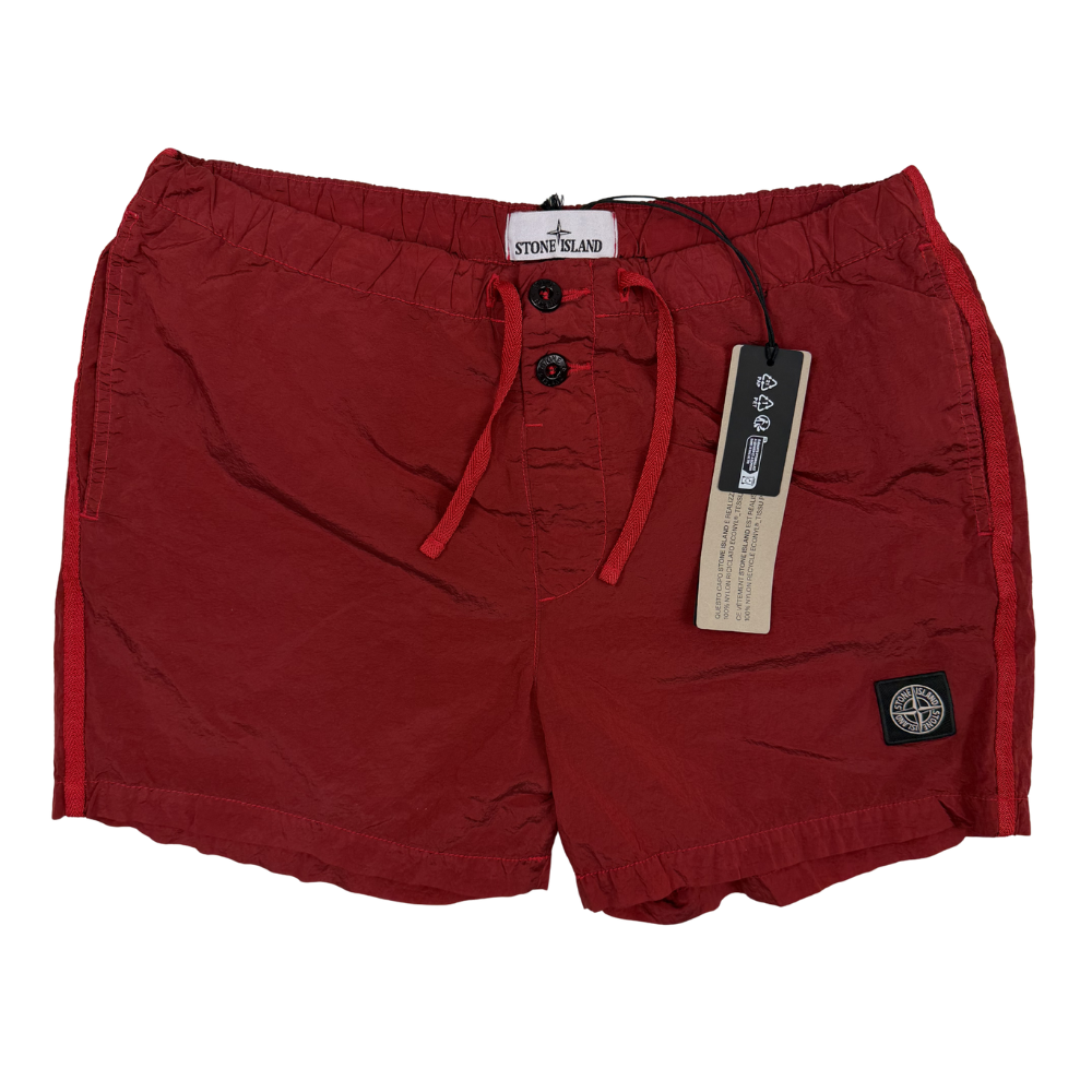 Bañador Stone Island Rojo nylon metal - talla M / L