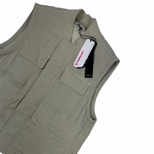Chaqueta sin mangas Stone Island Cupro Raso With Primaloft-TC Ghost Piece beige - talla M