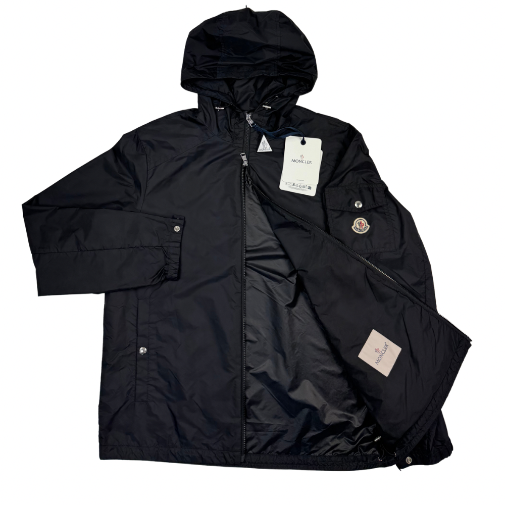 Chaqueta con capucha Moncler Etiache negro - talla 4 (L)
