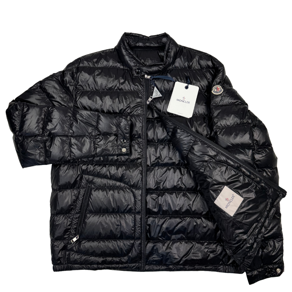 Plumífero Moncler Acorus negro - talla 7 (2XL)