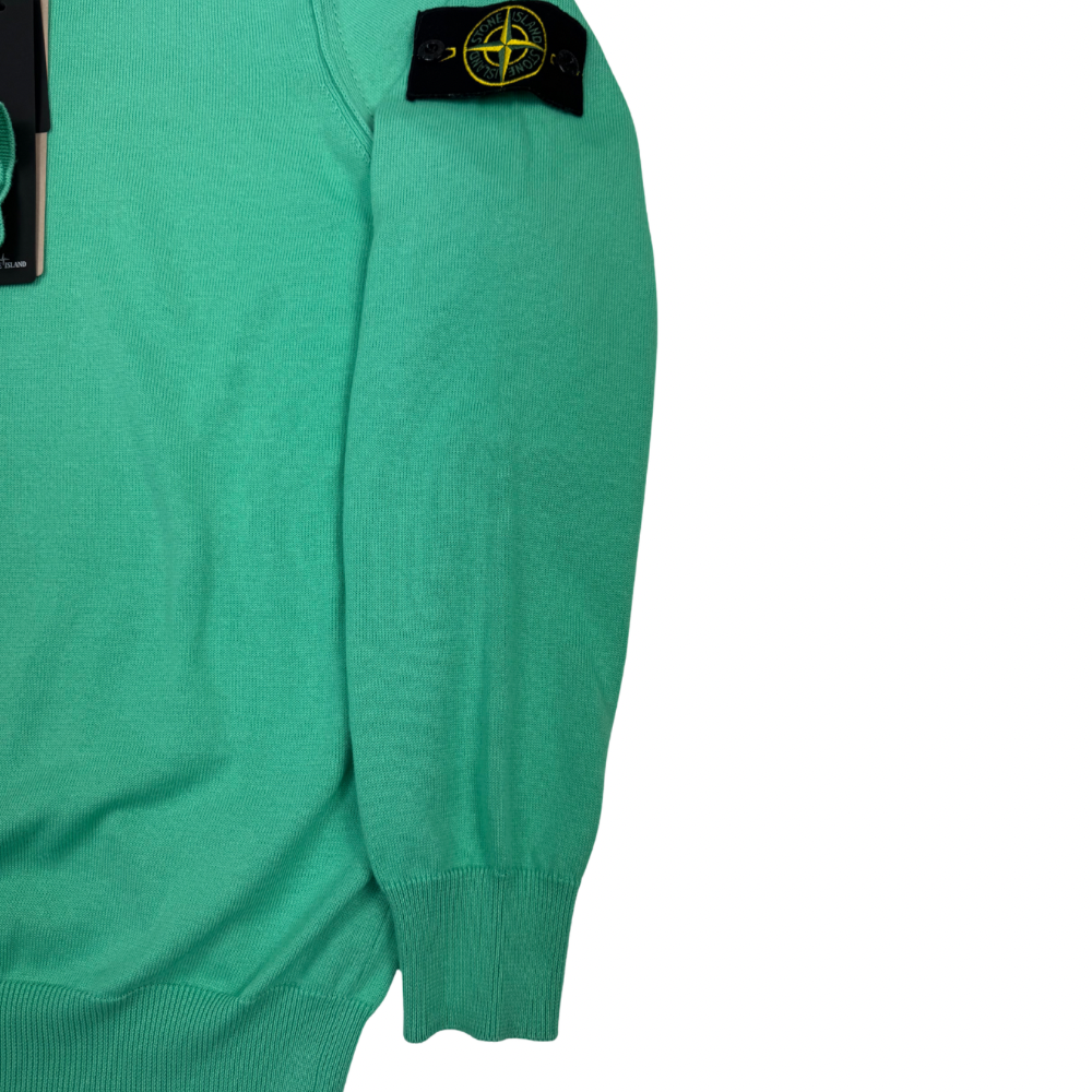 Jersey  Stone Island cuello redondo verde menta - talla M/2XL