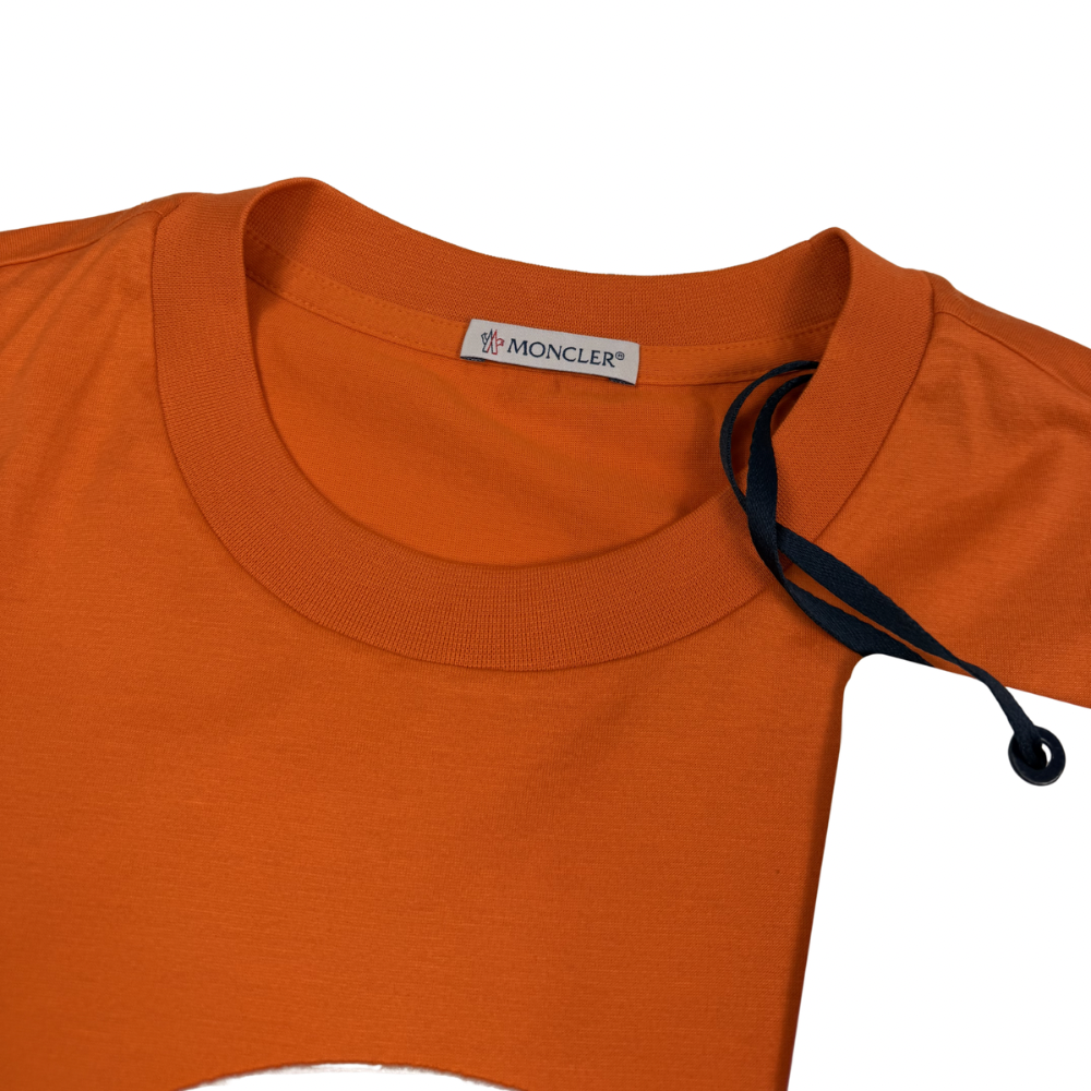 Camiseta Moncler naranja manga corta - talla L