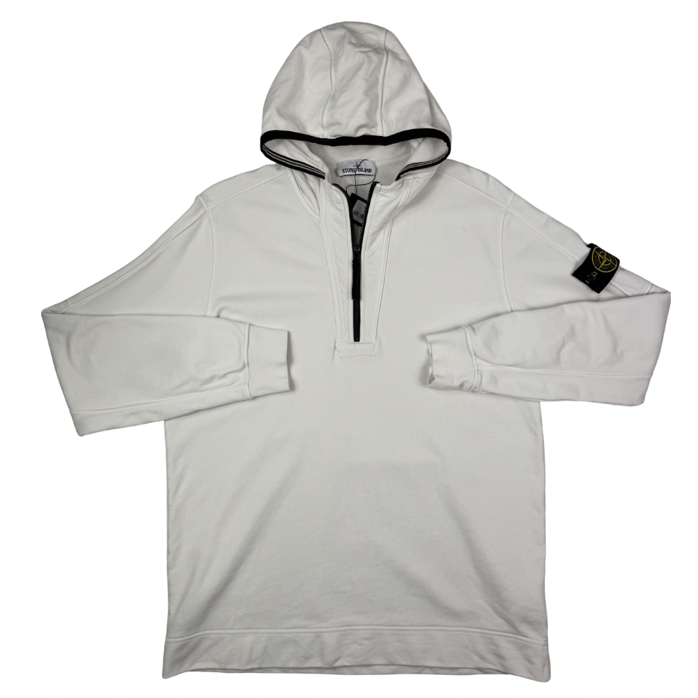 SUDADERA HALF - ZIP CON CAPUCHA STONE ISLAND - talla XL