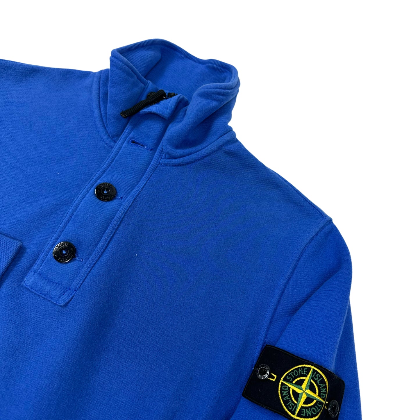SUDADERA HALF-ZIP CON BOTONES STONE ISLAND - talla S