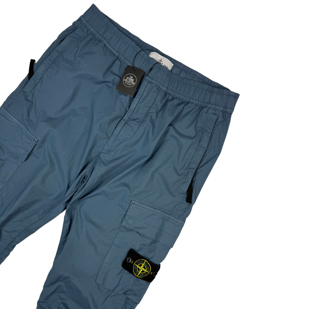 Pantalón Cargo Stone Island Type Re-T Azul - talla W/31