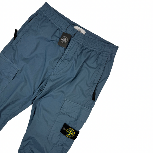 Pantalón Cargo Stone Island Type Re-T Azul - talla W/31