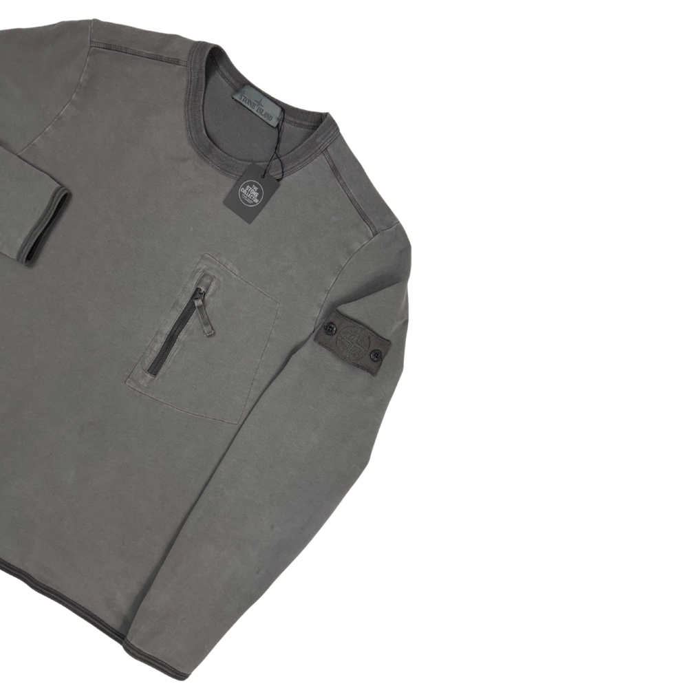 Sudadera cuello redondo Stone Island Ghost Gris oscuro - talla M
