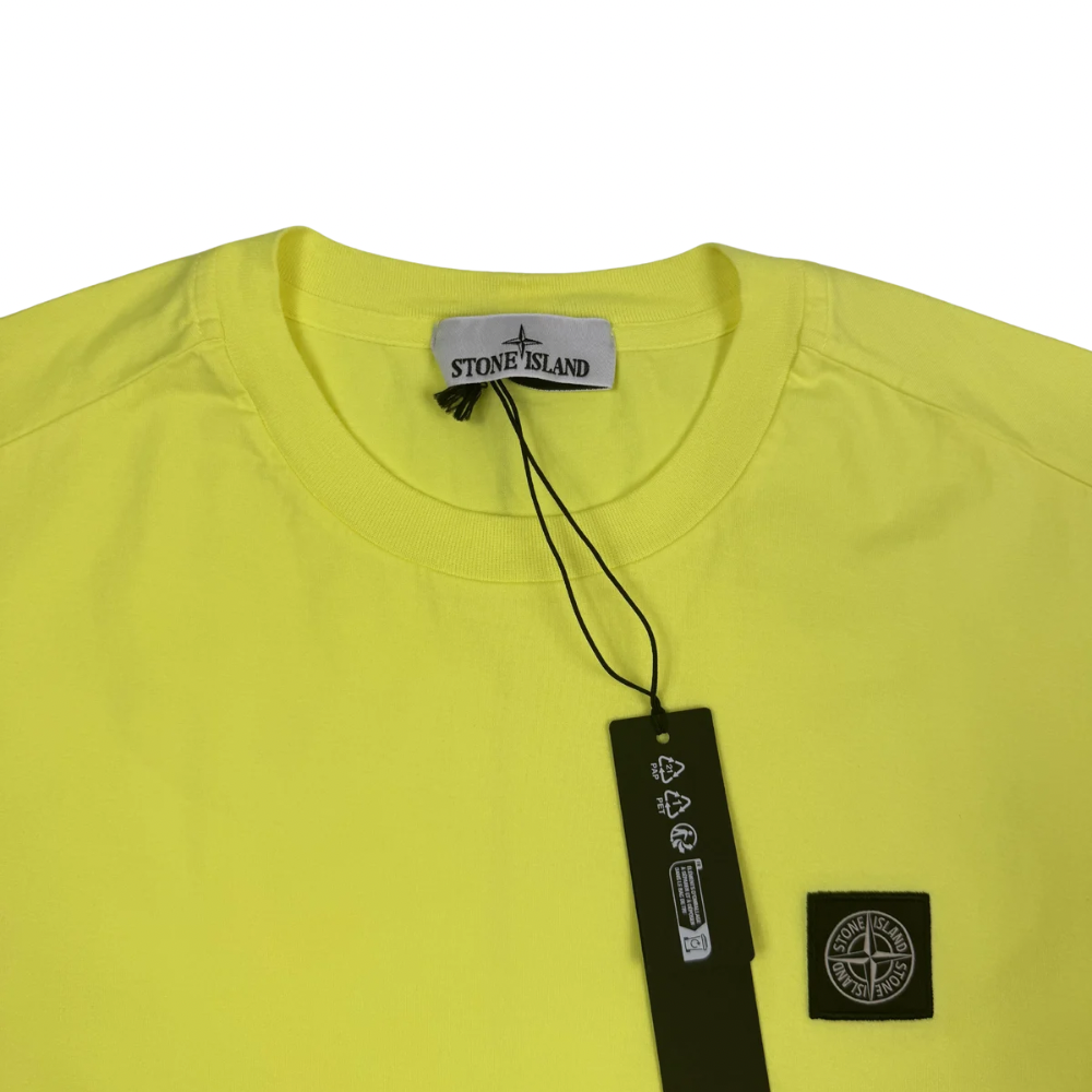 Camiseta Stone Island Amarilla manga corta - talla M / L