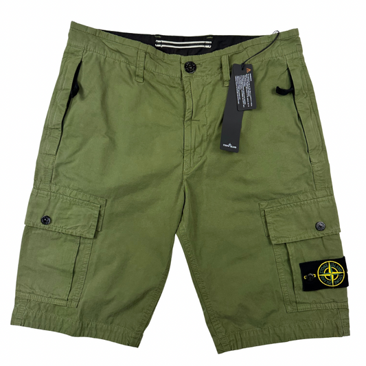 PANTALÓN CARGO CORTO SLIM STONE ISLAND - talla W/29