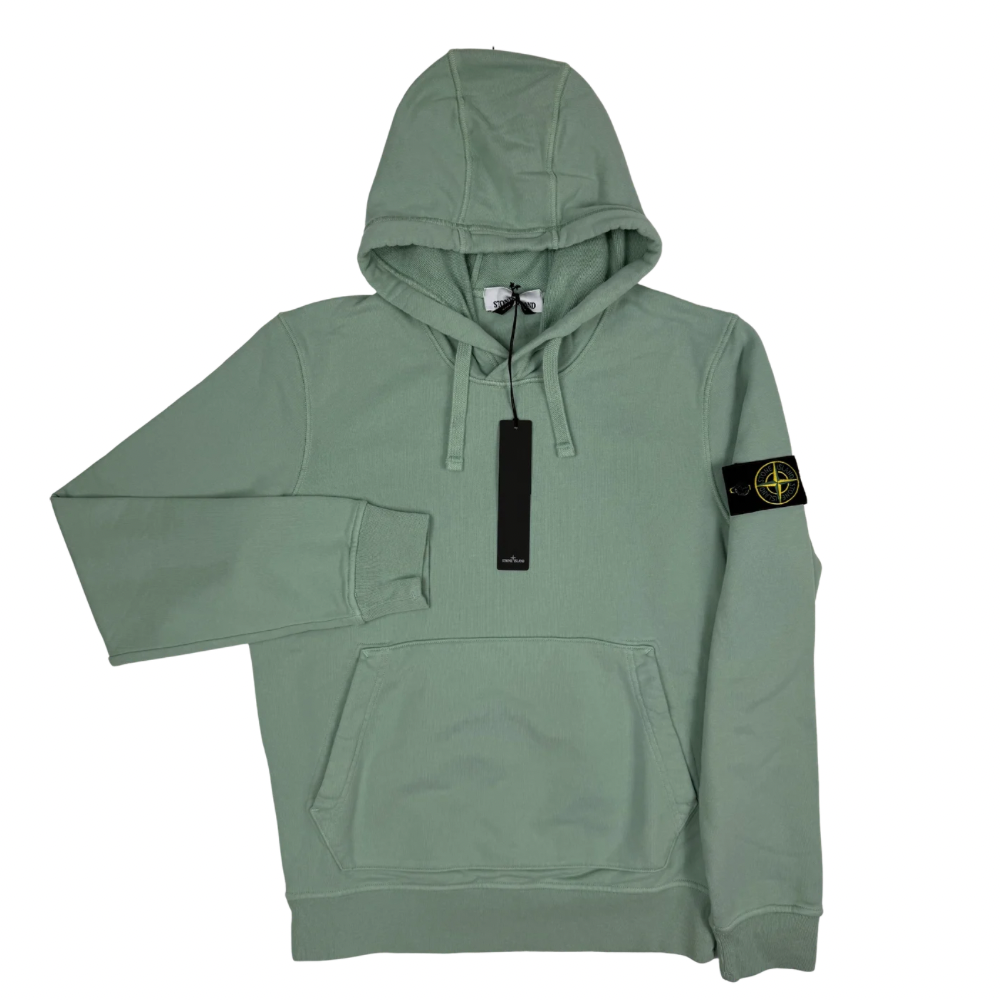 Sudadera Con Capucha Stone Island Verde Agua - talla M / L / XL