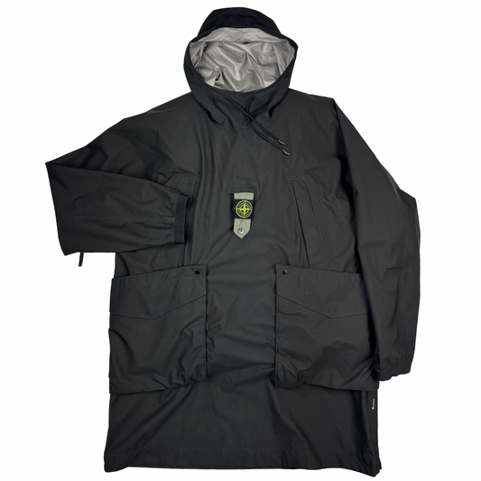 Anorak Stone Island Ripstop Gore-Tex With Paclite Product Technology Negro - talla XL
