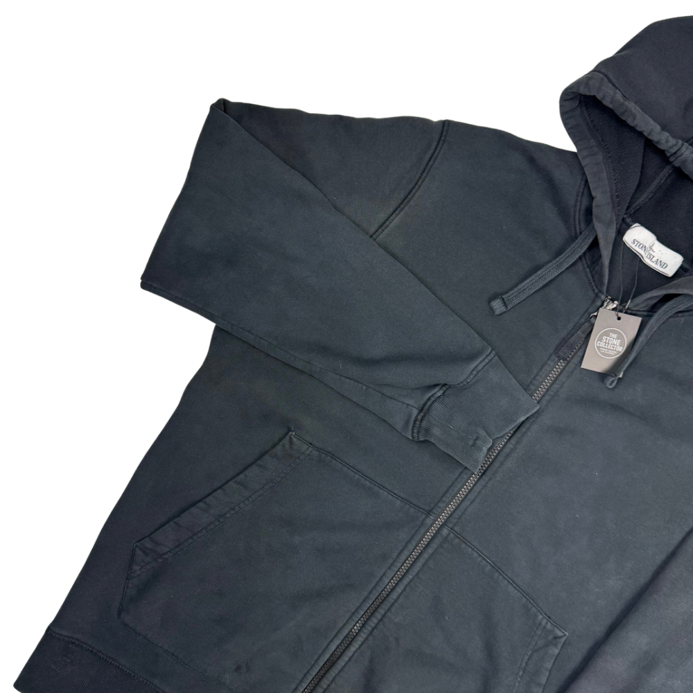 Sudadera con capucha y cremallera Stone Island negro - talla XL