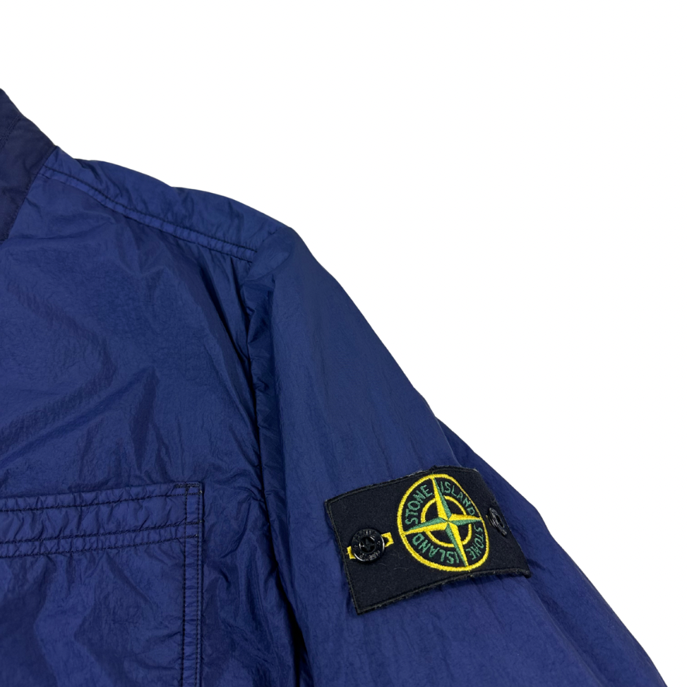 ABRIGO GARMENT DYED CRINKLE REPS NY STONE ISLAND - talla XXL
