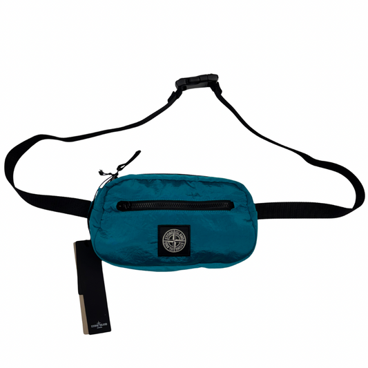 Riñonera Stone Island Junior nylon metal azul turquesa - talla UNI