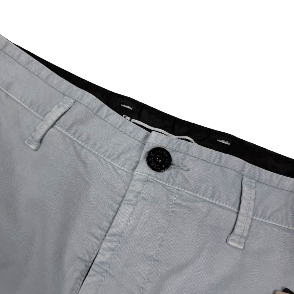 Pantalón Cargo Corto Stone Island Azul Grisáceo- talla W/30 / W/31 / W/33