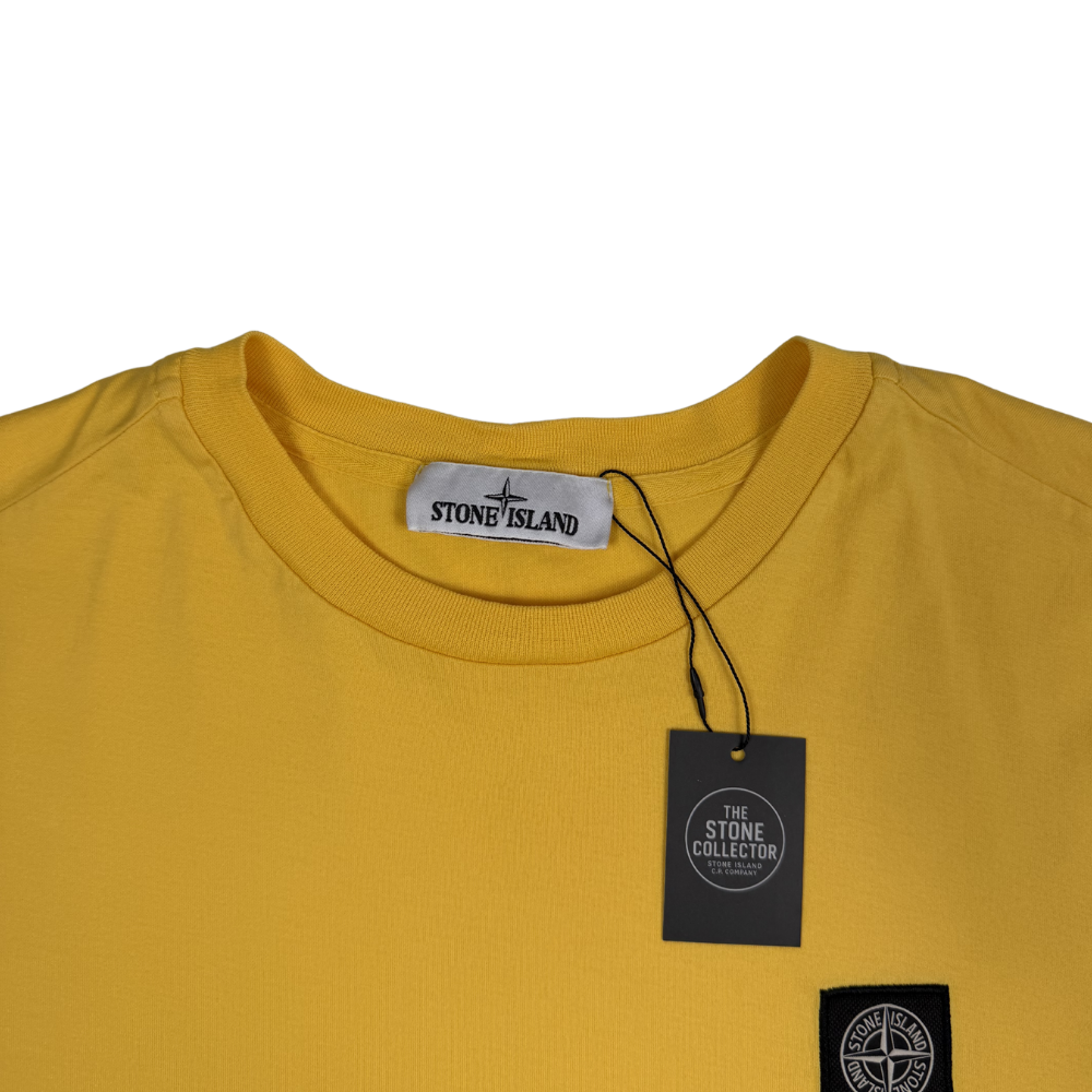 Camiseta Stone Island Amarilla manga corta - talla L
