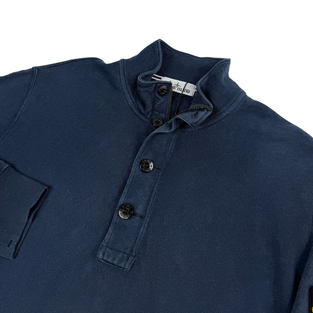 SUDADERA CON CREMALLERA Y BOTONES STONE ISLAND - talla 3XL