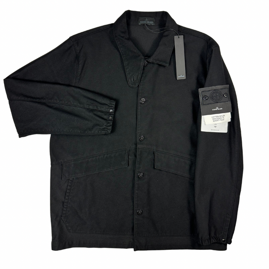 ABRIGO STONE ISLAND COTTON NYLON MOLESKIN-TC GHOST PIECE - talla XXL