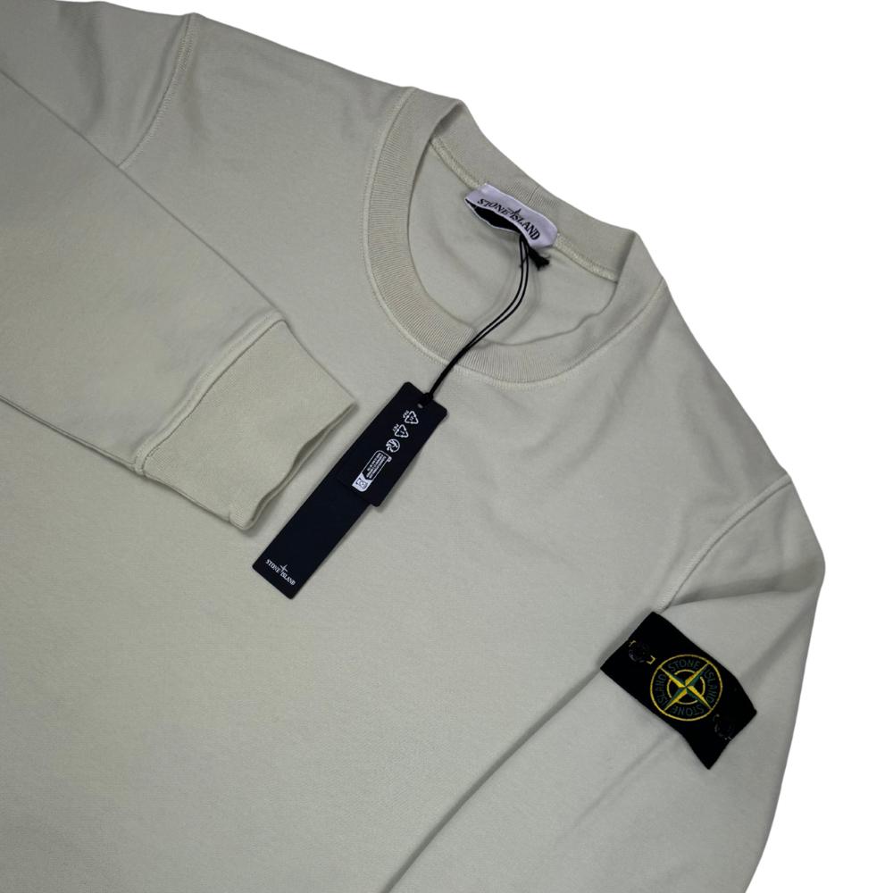 Sudadera cuello redondo Stone Island lima claro - talla XL/2XL/3XL